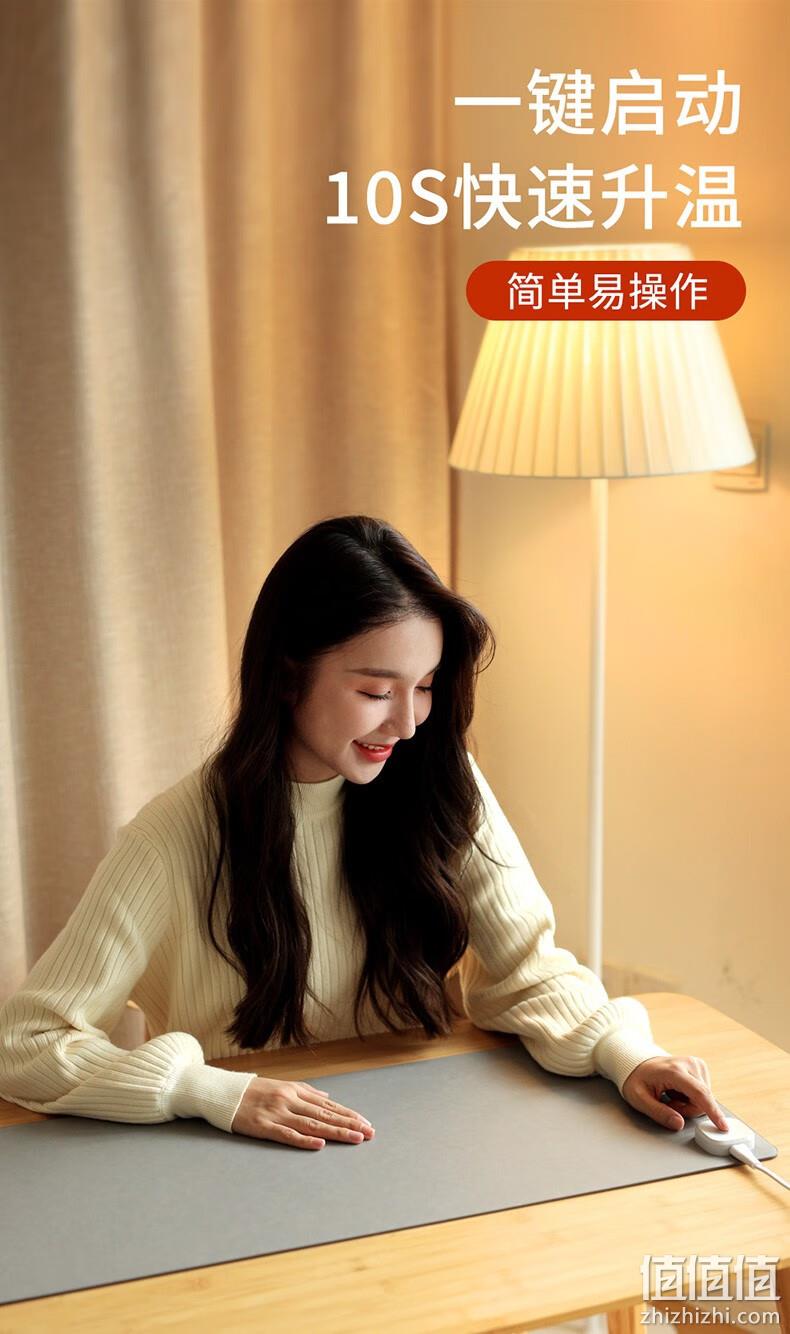 昕科 超大加热保暖桌垫 80×33cm(220V按键款-麋鹿喵) 39元包邮(需领券) 值值值-买手聚集的地方