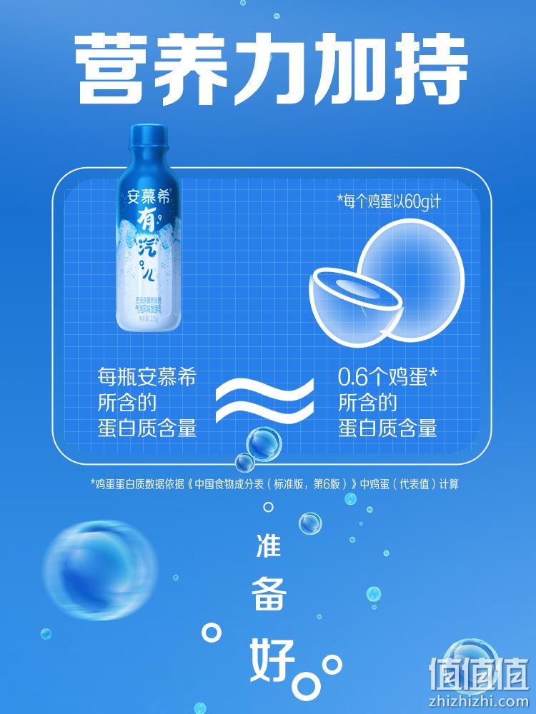 安慕希 气泡风味发酵乳气泡酸奶 整箱215g*10瓶 39.9元包邮（双重优惠） 值值值-买手聚集的地方