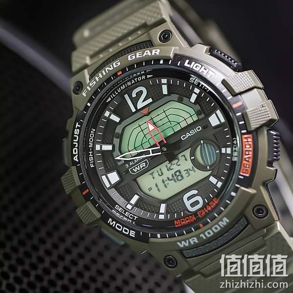 CASIO 卡西欧 WSC-1250H-1AVCF 男士潮汐月相双显运动手表 236.27元 值值值-买手聚集的地方