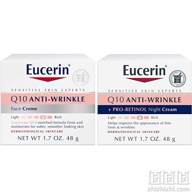 1594781119955562.png 亚马逊销冠!Eucerin 优色林 舒缓紧肤抗皱保湿日霜+晚霜套装(含Q10辅酶)48g*2瓶 94.41元 值值值-买手聚集的地方