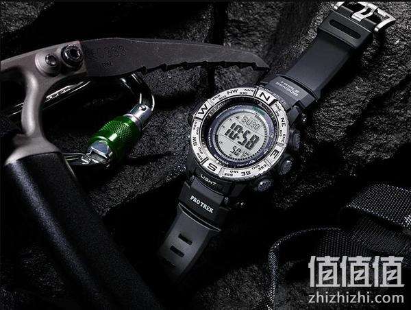 可收秋波，Casio 卡西欧 PRW-3500-1CR 太阳能三重感应6局电波登山表 1275元 值值值-买手聚集的地方