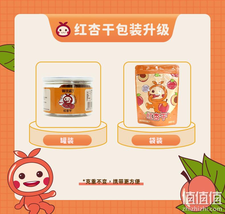 和你槑玩槑了 红杏干 96g*4袋 25.9元包邮（拍2件） 值值值-买手聚集的地方