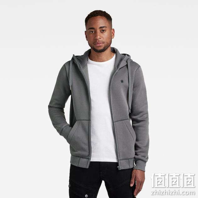 G-STAR RAW Premium Core 男士拉链连帽卫衣 D16122 新低307.83元（可3件92折） 值值值-买手聚集的地方