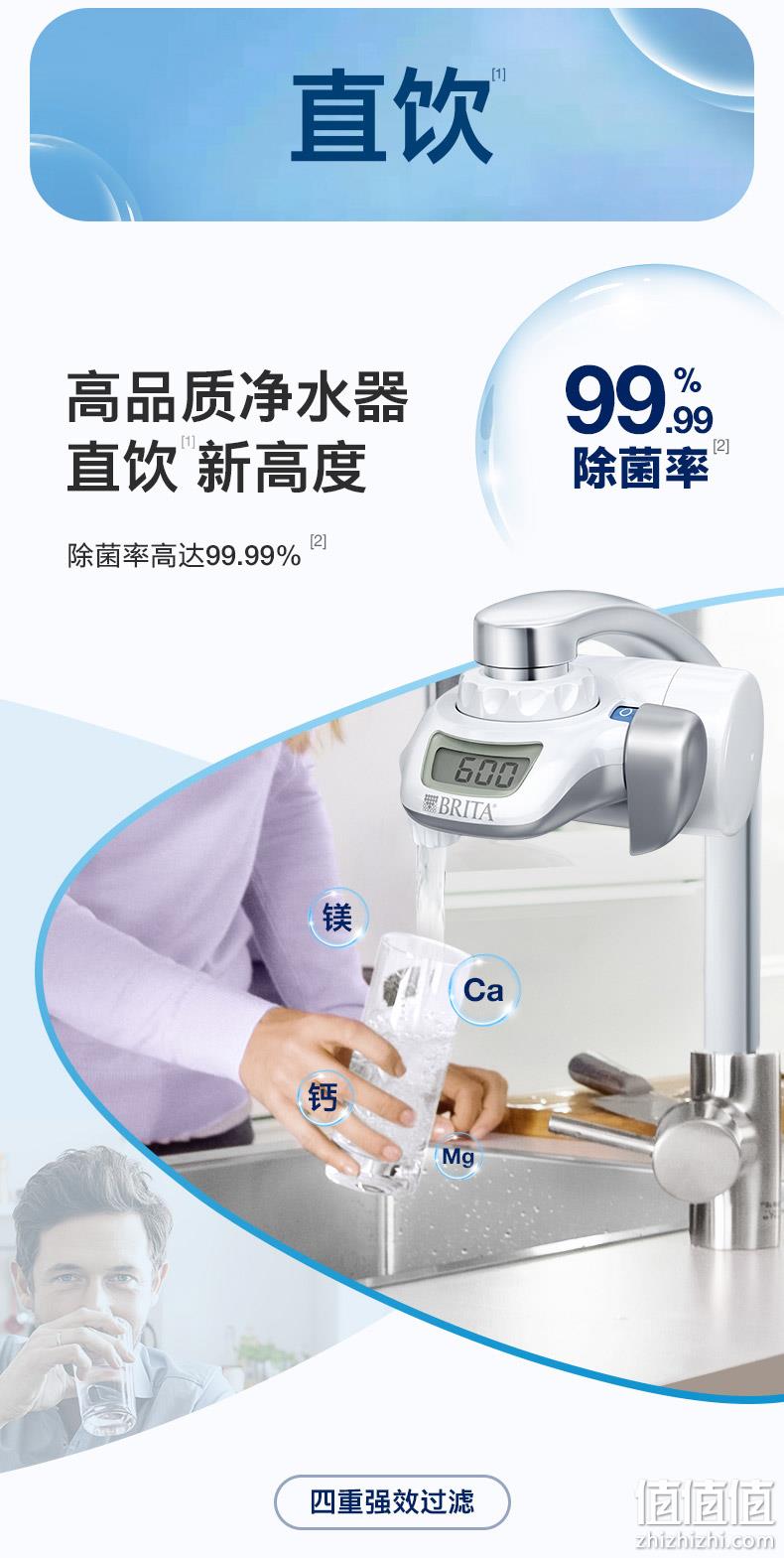 直降￥77新低！BRITA 碧然德 On Tap 龙头净水器厨房自来水过滤器 新低321.04元包邮（双重优惠） 值值值-买手聚集的地方