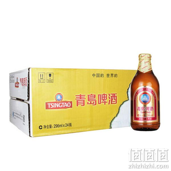 青岛啤酒 小棕金 金质小瓶296mL*24瓶 75.3元 值值值-买手聚集的地方