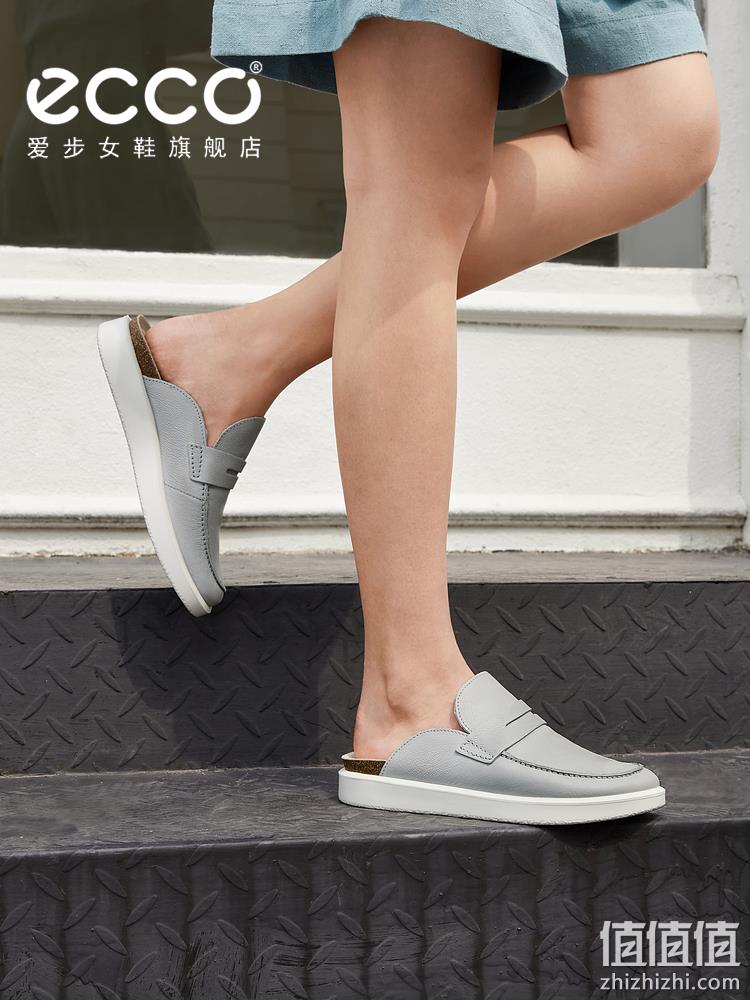 2022春新，ECCO 爱步 Corksphere 酷型 女士真皮穆勒鞋271893 467.27元（天猫旗舰店折后1458元） 值值值-买手聚集的地方