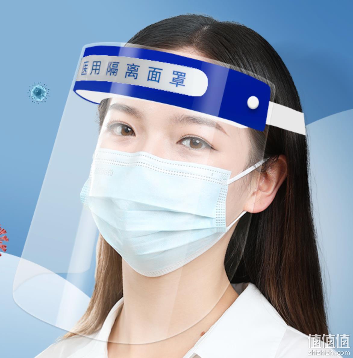 药监备案，超亚 医用医护防护面罩 10个 24.9元起包邮（需领券） 值值值-买手聚集的地方