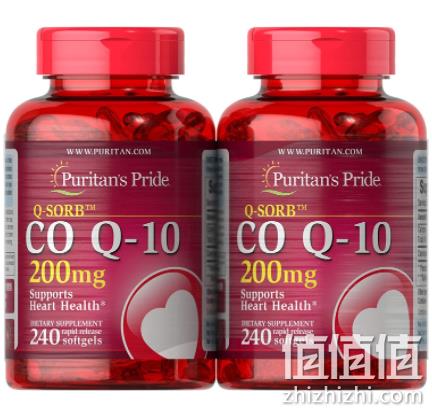 Puritan's Pride 普丽普莱 Q-Sorb™ 辅酶Q10软胶囊600mg*60粒 165.52元 值值值-买手聚集的地方