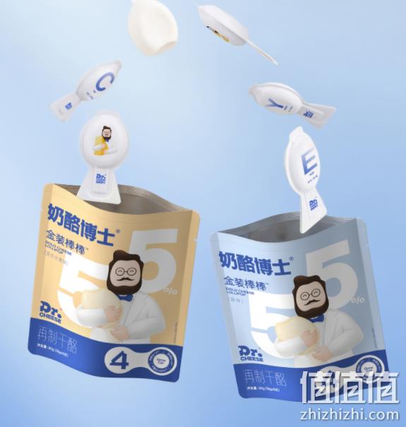 ≥55%干酪含量，Dr.Cheese 奶酪博士 金装奶酪棒 90g/5支*8件 74.33元包邮（双重优惠） 值值值-买手聚集的地方