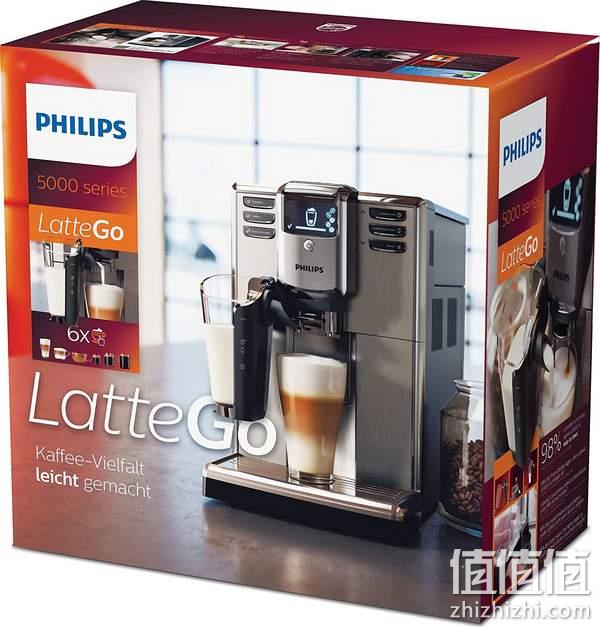 Philips 飞利浦 5000系列 EP5335/10 全自动咖啡机 带LatteGo奶泡系统 4475元 值值值-买手聚集的地方