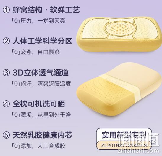 网易严选 可水洗暴晒蛋糕无压天然乳胶枕礼盒装 4色 赠蒸汽眼罩5片 179元包邮（需领券） 值值值-买手聚集的地方