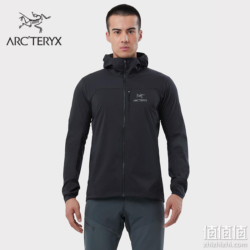 亚马逊销冠！L码，Arc'teryx 始祖鸟 Squamish 男士连帽轻量防风皮肤衣 747元（天猫旗舰店2000元） 值值值-买手聚集的地方