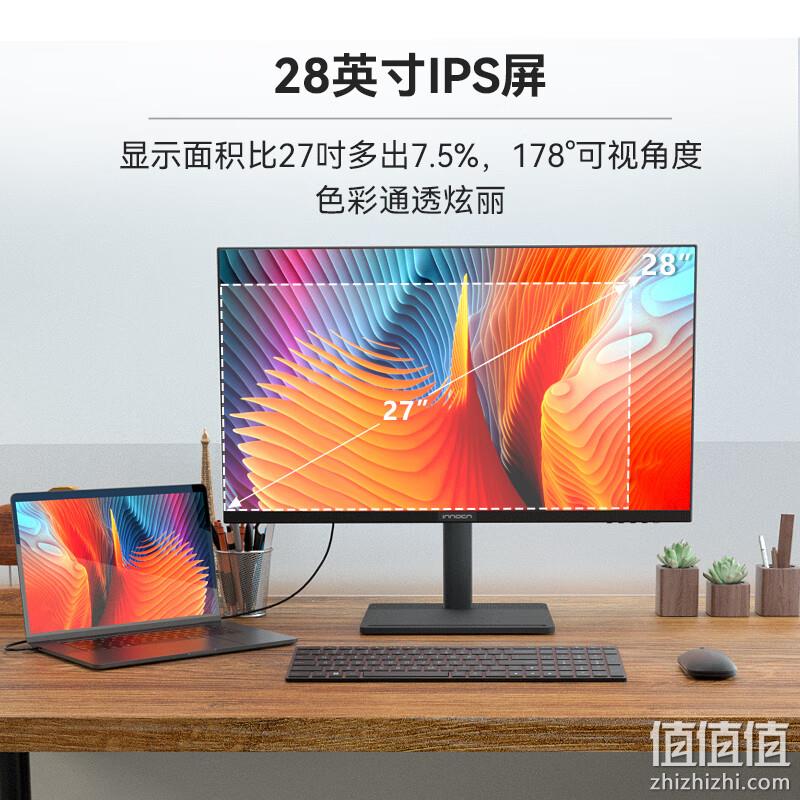 Innocn 联合创新 28D1U 28英寸IPS显示器（3840*2160/60Hz/99%sRGB） 999元包邮（晒单再返20元E卡） 值值值-买手聚集的地方