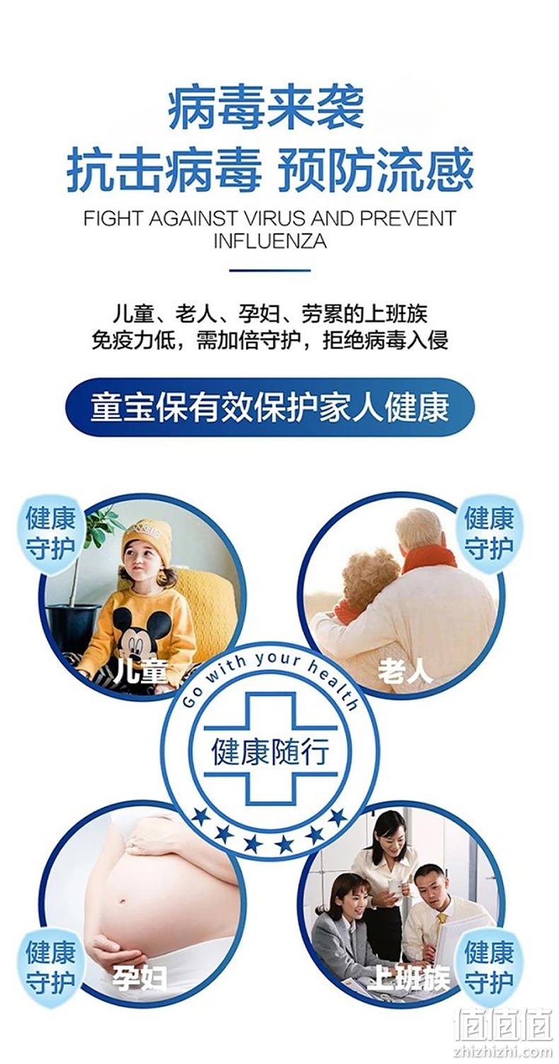 童宝保 空气抑菌消毒卡整盒 2份 29.9元包邮（需领券） 值值值-买手聚集的地方