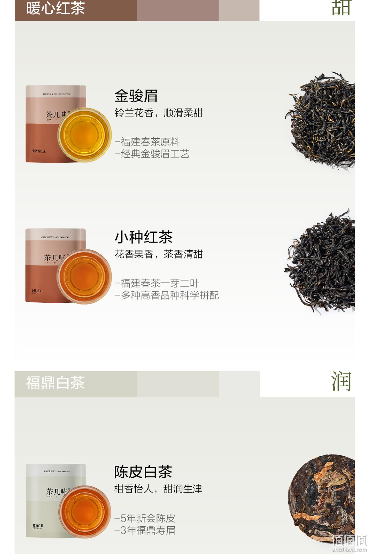 小罐茶出品，茶几味 十大茗茶茶叶尝鲜组合 10包 29.9元包邮 值值值-买手聚集的地方