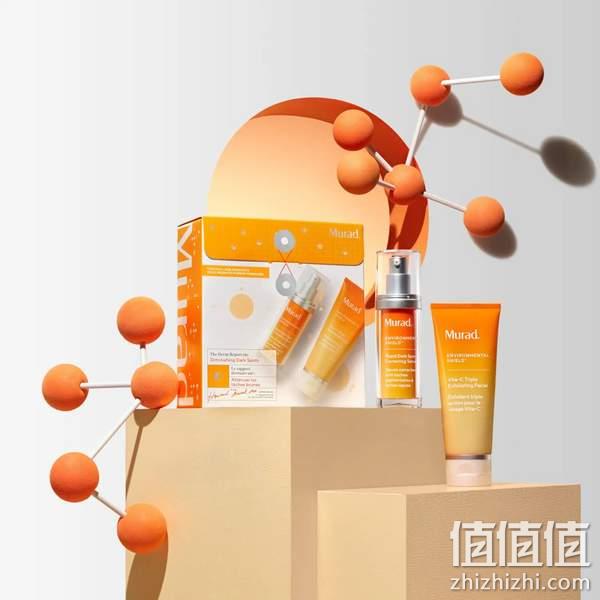 降￥117！Murad 慕拉 The Derm Report On 淡斑美白护肤套装（淡斑精华30mL+维C去角质面膜80mL） 新低391元（可3件92折） 值值值-买手聚集的地方
