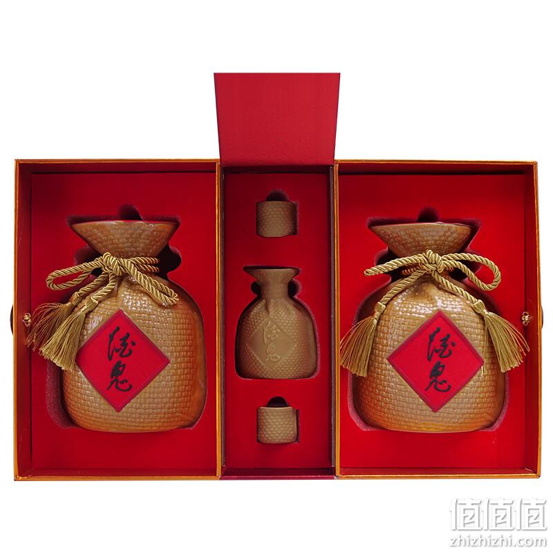 湖南名酒，酒鬼 黄坛 52度馥郁香型白酒500mL*2瓶 年货节礼盒装 429.2包邮（双重优惠） 值值值-买手聚集的地方