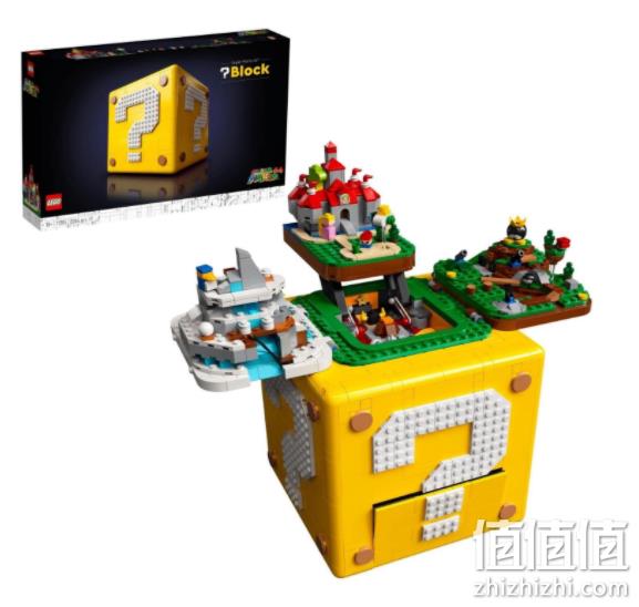 亚马逊销冠！经典头铁专用，LEGO 乐高 超级马里奥系列 71395 64问号砖 844.57元 值值值-买手聚集的地方