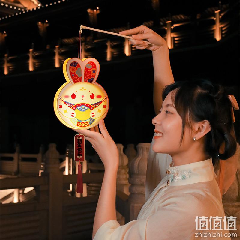 Mongdodo 梦多多 2023新款兔年兔子手提灯笼 9.9元包邮（需用券） 值值值-买手聚集的地方