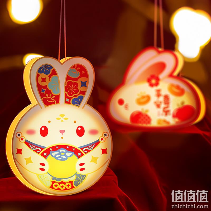 Mongdodo 梦多多 2023新款兔年兔子手提灯笼 9.9元包邮（需用券） 值值值-买手聚集的地方