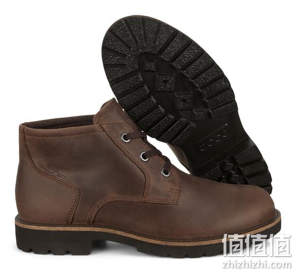 ECCO 爱步 Jamestown詹姆斯敦系列 男士真皮Hydromax防泼水休闲靴530304 637元 值值值-买手聚集的地方