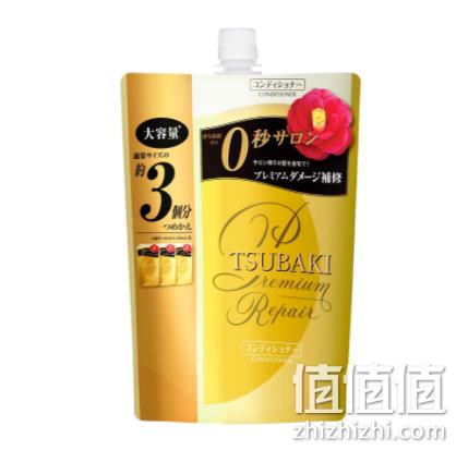 亚马逊销冠！TSUBAKI 丝蓓绮 沁润臻致修护无硅护发素 替换装 1000ml 63.17元 值值值-买手聚集的地方