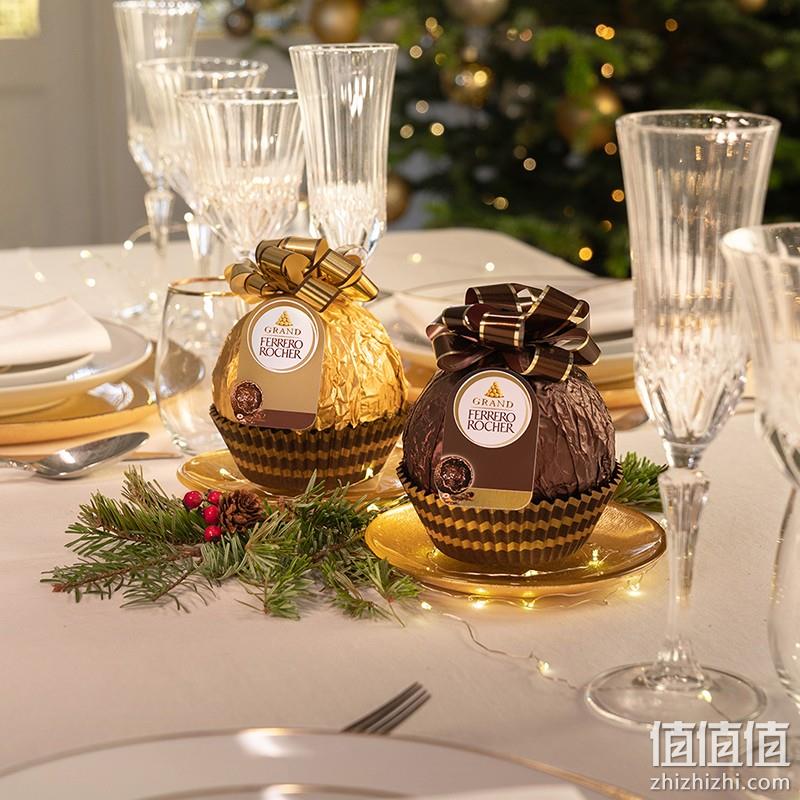 圣诞节礼物，Ferrero 费列罗 榛仁味 璀璨奢华小金球125g*2颗 59元包邮（折29.5元/颗） 值值值-买手聚集的地方