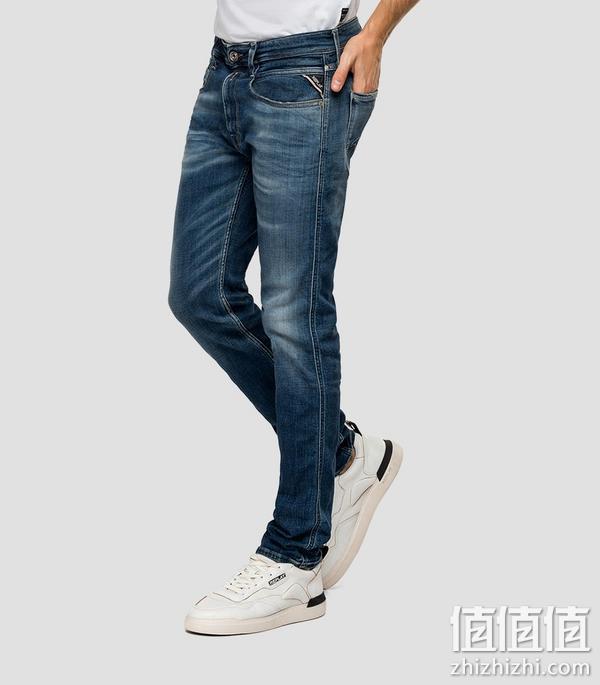 Replay Anbass 男士修身牛仔裤M914.000.541 新低241元 值值值-买手聚集的地方