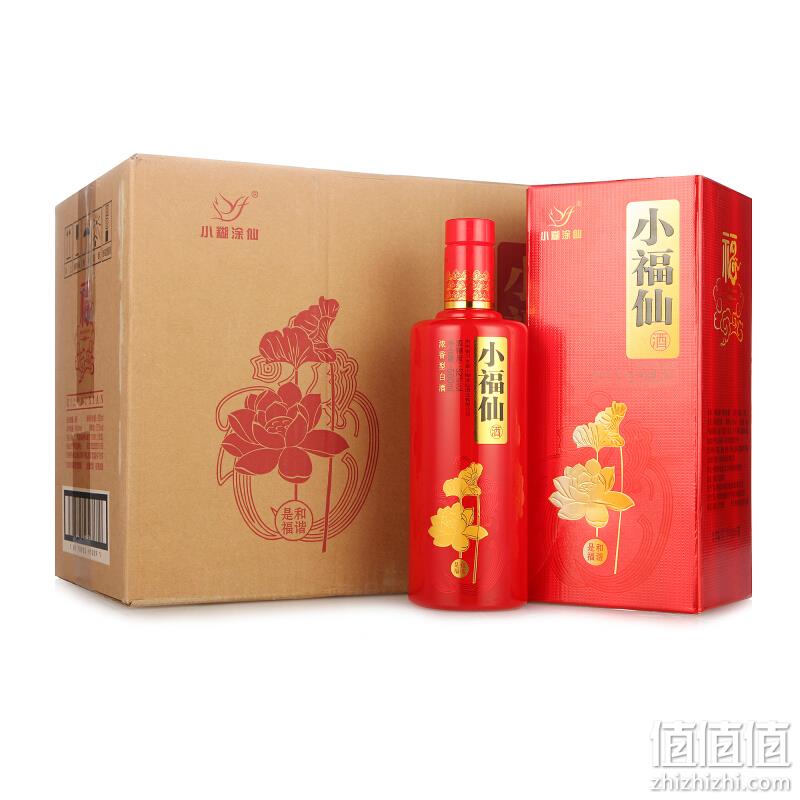 小糊涂仙 小福仙系列 和谐是福 52度浓香型白酒 500ml*6瓶（赠小糊涂仙普仙100ml） 新低239元包邮（需领券） 值值值-买手聚集的地方