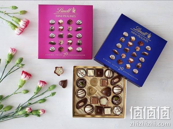 Lindt 瑞士莲 Mini Pralines 迷你花式巧克力糖果礼盒100g*12盒装 430.18元（折39.11元/盒） 值值值-买手聚集的地方