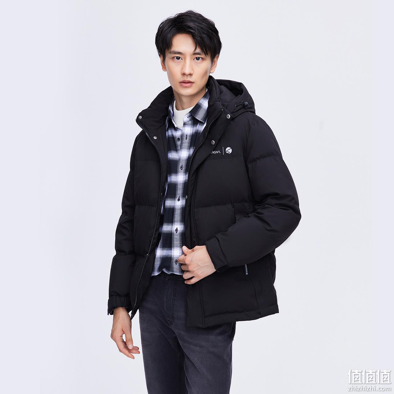 Snow Flying 雪中飞 男士短款连帽羽绒服 三色 298.7元包邮（双重优惠） 值值值-买手聚集的地方