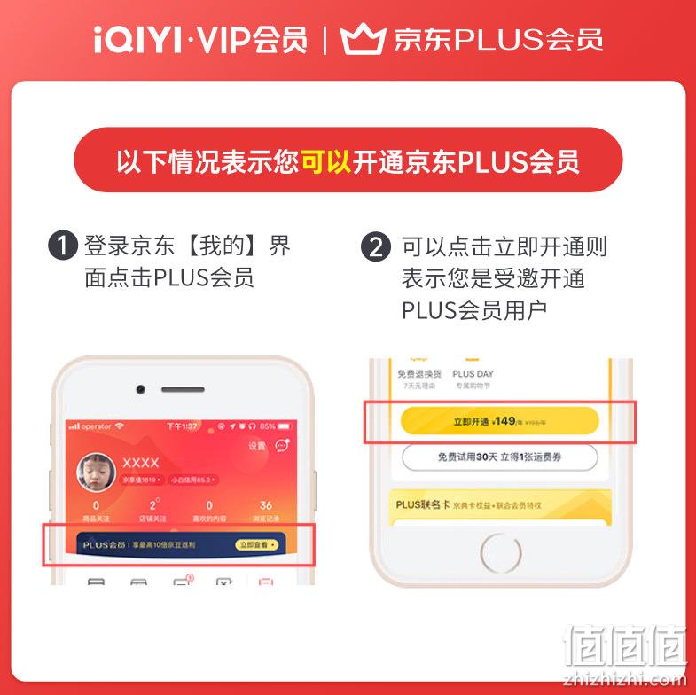 爱奇艺 VIP黄金会员年卡12个月+京东PLUS会员年卡12个月 148元秒充 值值值-买手聚集的地方