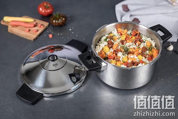 Kuhn Rikon 瑞士力康 Duromatic Inox系列 4L+8L 白金压力短柄快锅套装 新低1625.9元 值值值-买手聚集的地方