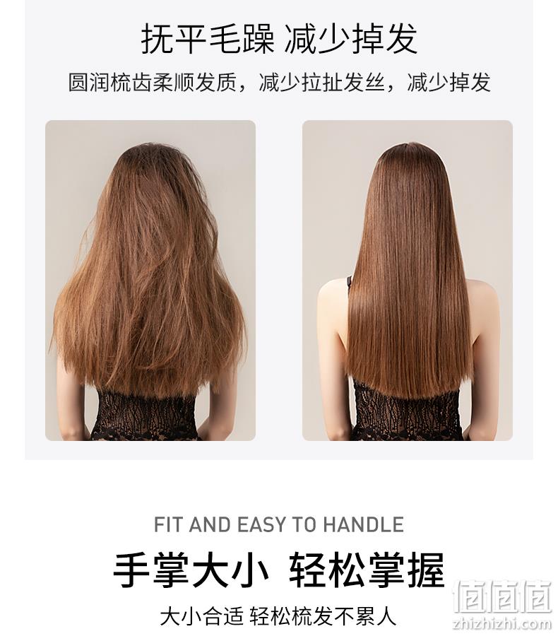 史低！英国王室御用品牌 KENT 肯特 2022新品流沙糖果色便携顺发按摩手掌梳 3色 34元包邮，渐变色同价 值值值-买手聚集的地方