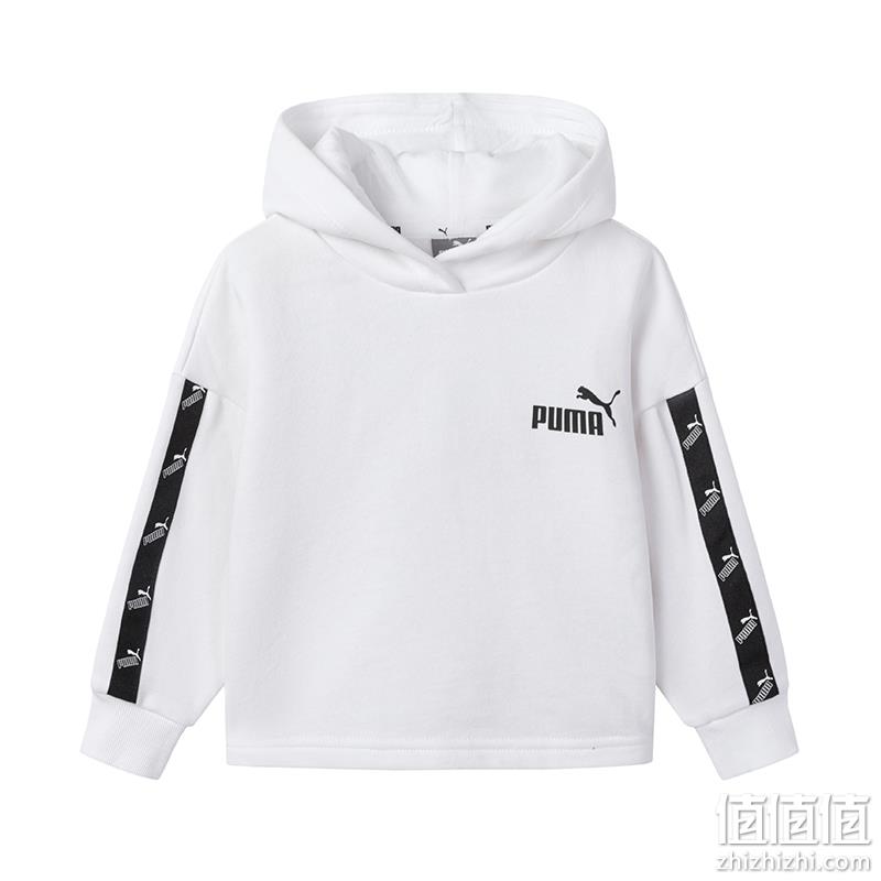 PUMA 彪马 儿童加绒圆领/连帽卫衣（104~176cm） 多款 99元包邮（需用券） 值值值-买手聚集的地方