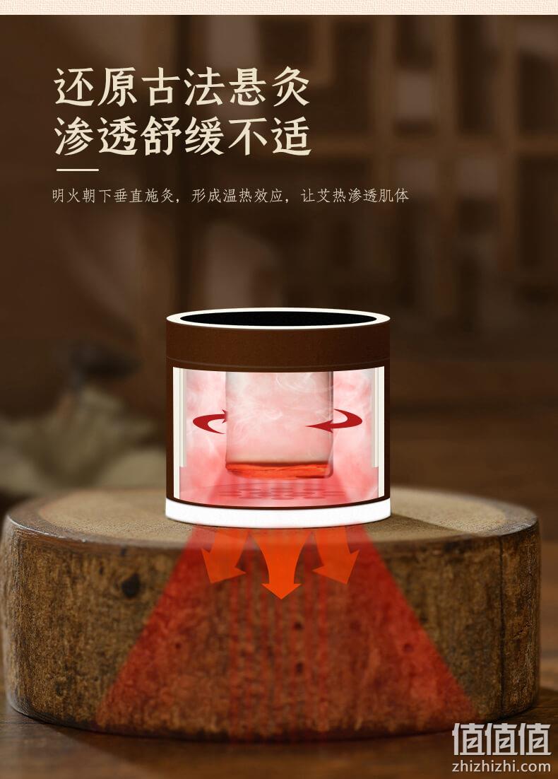 康草堂 艾灸盒随身灸 家用小悬灸筒熏蒸仪器 58元包邮（2件低至48/件） 值值值-买手聚集的地方