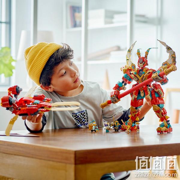 LEGO 乐高 悟空小侠系列 80045 齐天大圣终极变形机甲 1705颗粒 719.1元包邮（需领券） 值值值-买手聚集的地方