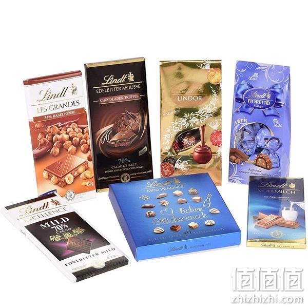 销量第一，Lindt 瑞士莲 Klassiker 混装巧克力852g 218.04元（可3件9折） 值值值-买手聚集的地方