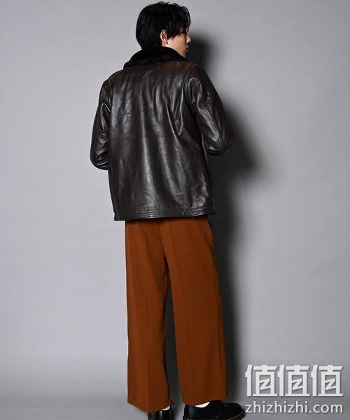 Houston 休斯顿 N-1 男士海军甲板服马皮夹克 1811.82元 值值值-买手聚集的地方