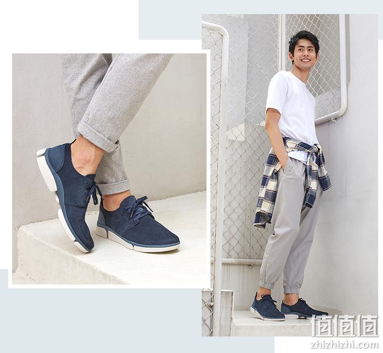 Clarks 其乐 Tri Verve Boss 男士三瓣底休闲鞋 355.52元 值值值-买手聚集的地方