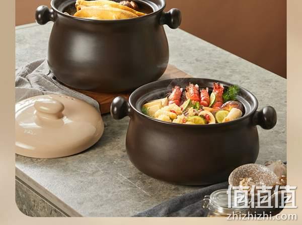 Bear 小熊 砂锅煲汤锅 3.2L 69元（需领券） 值值值-买手聚集的地方