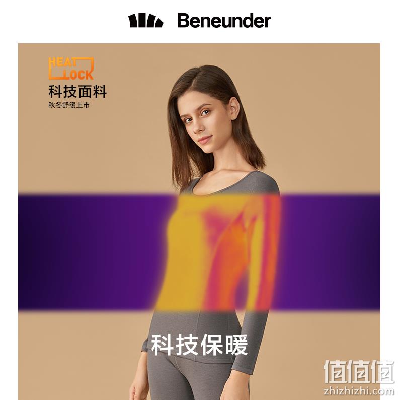 Beneunder 蕉下 融暖系列 女士昀度保暖内衣套装 79元包邮（需领券） 值值值-买手聚集的地方