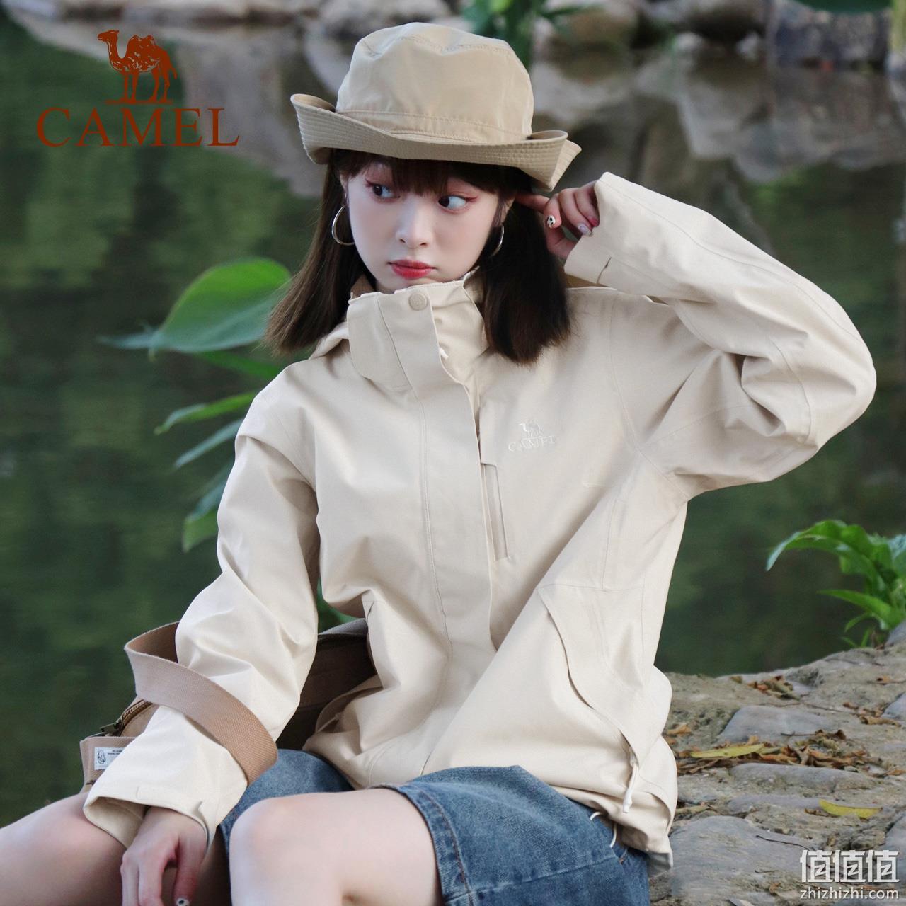 丁真同款，Camel 骆驼 2022冬季款男女款三合一可拆卸户外防水三防超级冲锋衣 399元包邮（另有一款） 值值值-买手聚集的地方