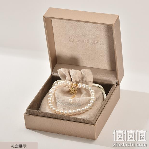 gN Pearl 京润珍珠 财愿 S925银5-6mm近圆淡水珍珠手链 219元包邮（需领券） 值值值-买手聚集的地方