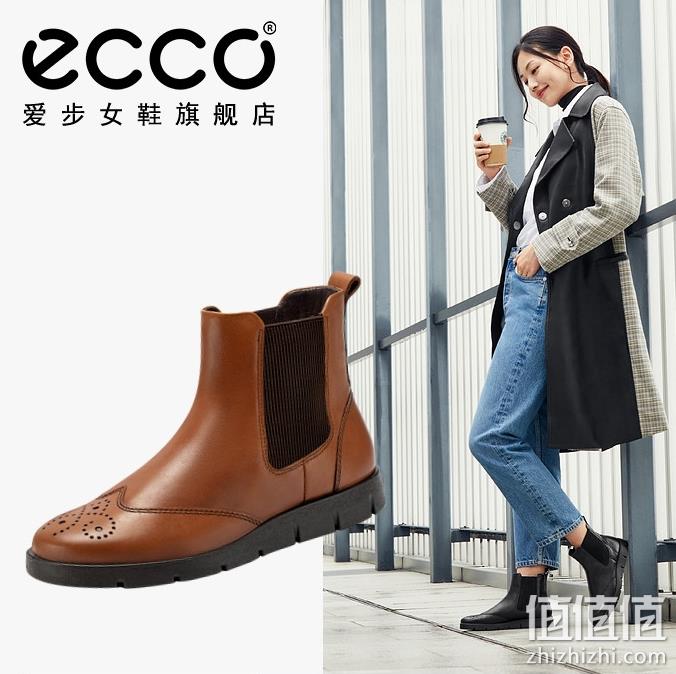 ECCO 爱步 Bella贝拉 布洛克短靴瘦瘦靴 282353 578.85元（天猫折后1819元） 值值值-买手聚集的地方