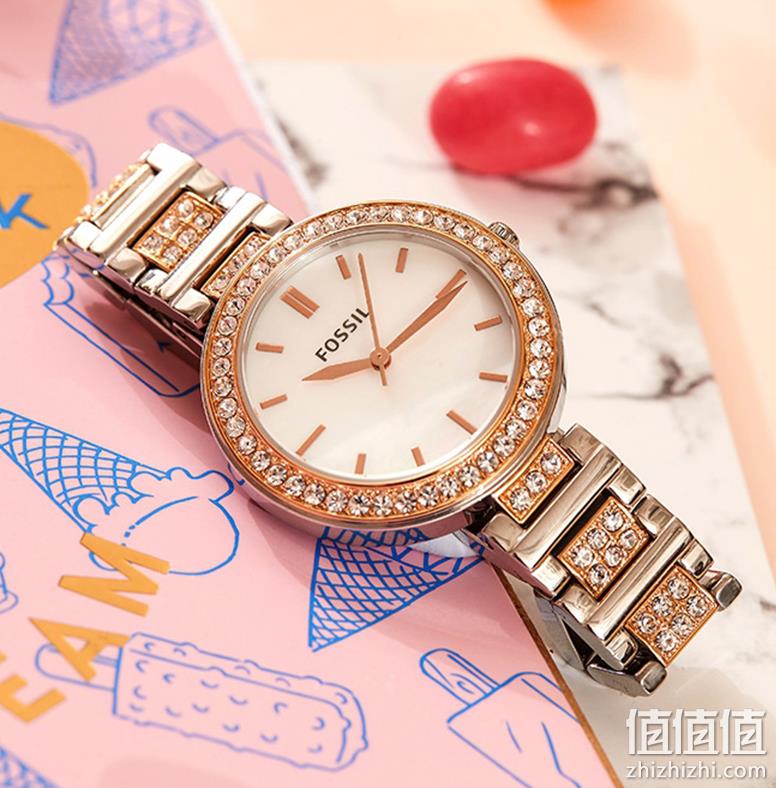 Fossil 化石  满天星系列女士石英手表  BQ3181 3色 399元顺丰包邮（需领券） 值值值-买手聚集的地方