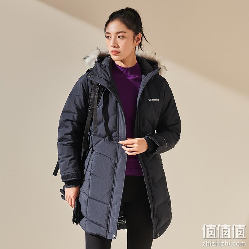Columbia 哥伦比亚 女士550蓬热反射中长款连帽羽绒服 WR0912 579元包邮（多重优惠） 值值值-买手聚集的地方