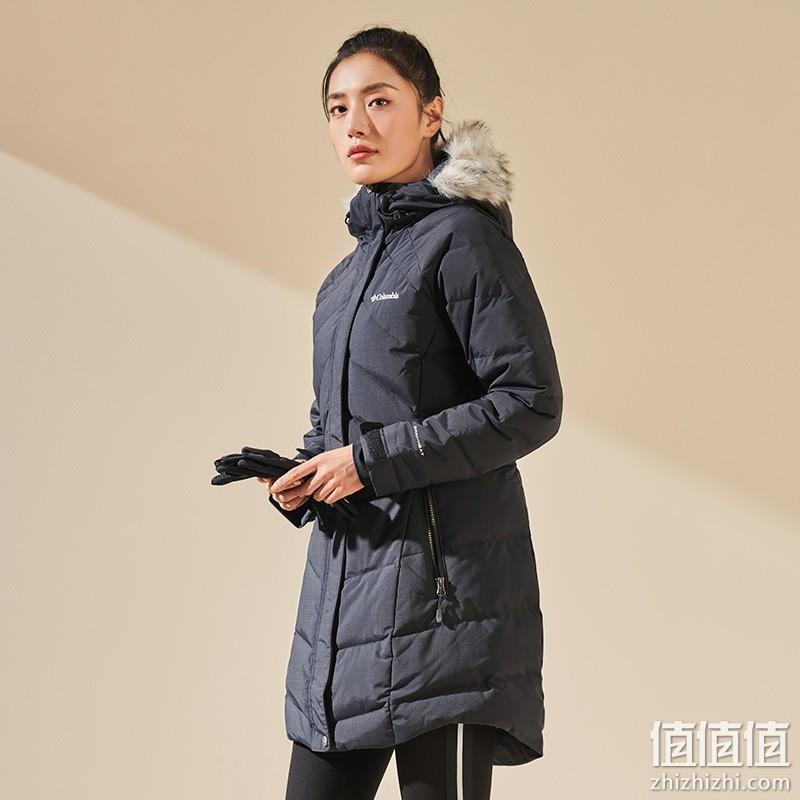 Columbia 哥伦比亚 女士550蓬热反射中长款连帽羽绒服 WR0912 579元包邮（多重优惠） 值值值-买手聚集的地方