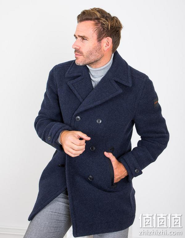 BOSS Hugo Boss 雨果·博斯 Oltegra 男士纯初剪羊毛双排扣外套50476809 1516.48元 值值值-买手聚集的地方