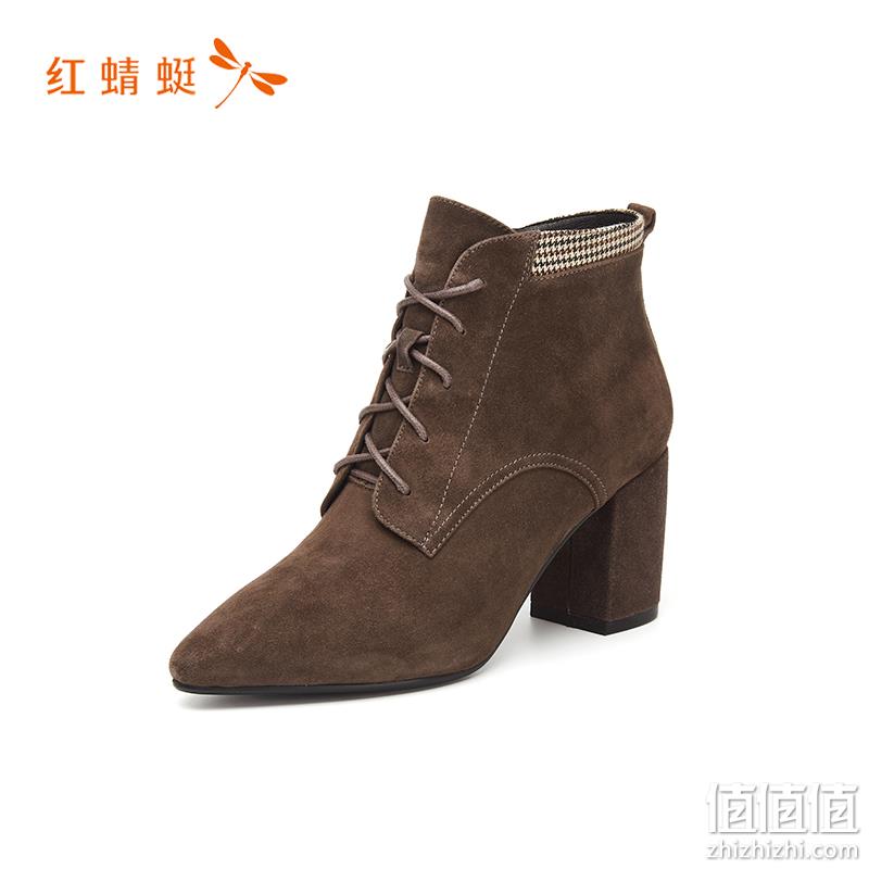 清仓低价，红蜻蜓 秋冬百搭女靴 110款可选 新低59元包邮（需领券） 值值值-买手聚集的地方